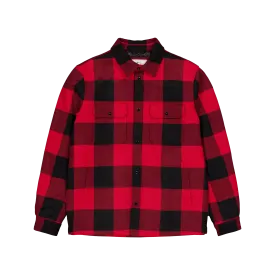 Alaskan Wool Check Overshirt Red Buffalo