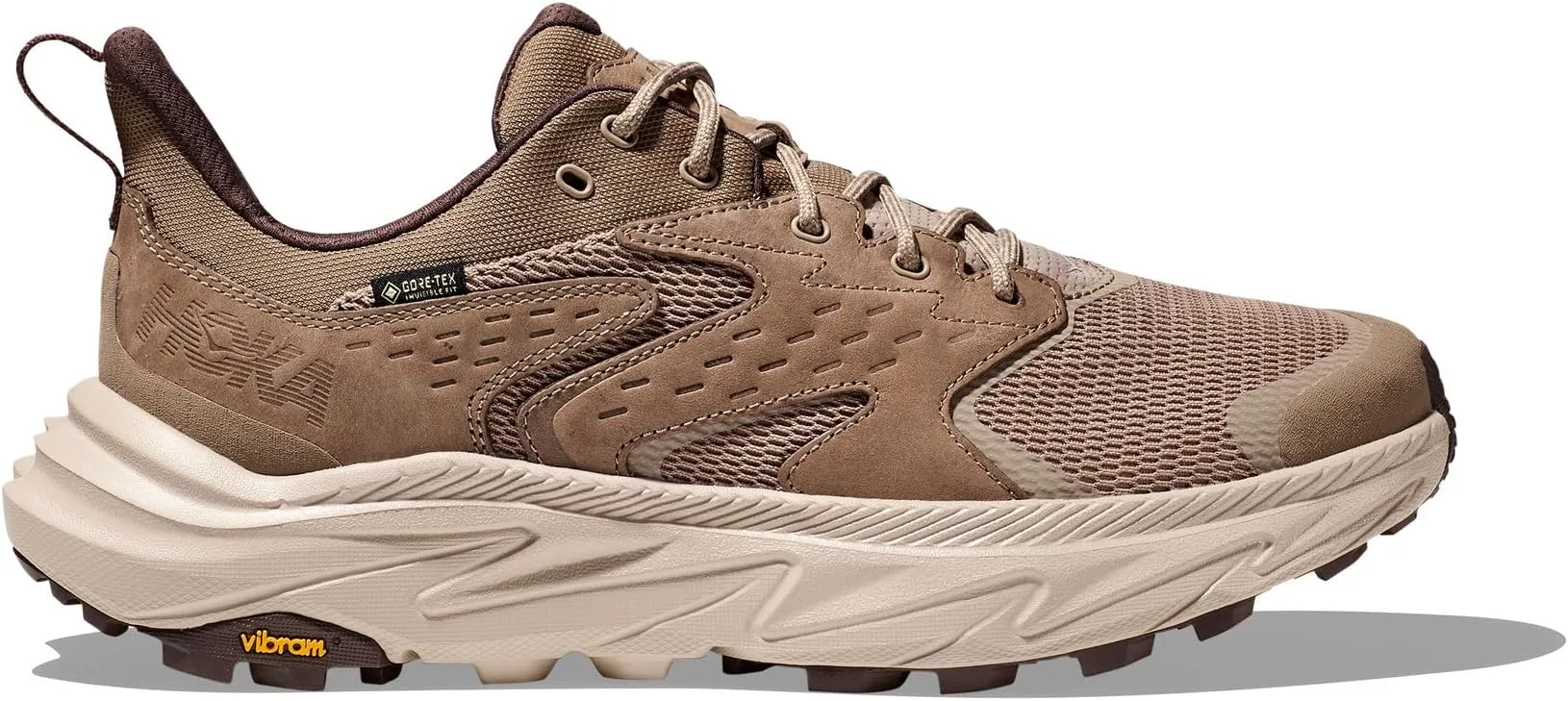 Anacapa 2 Low GTX Hoka Climbing Shoes, Dune/Oxford Tan