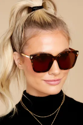 Bella IV Amber Tortoise Brown Sunglasses