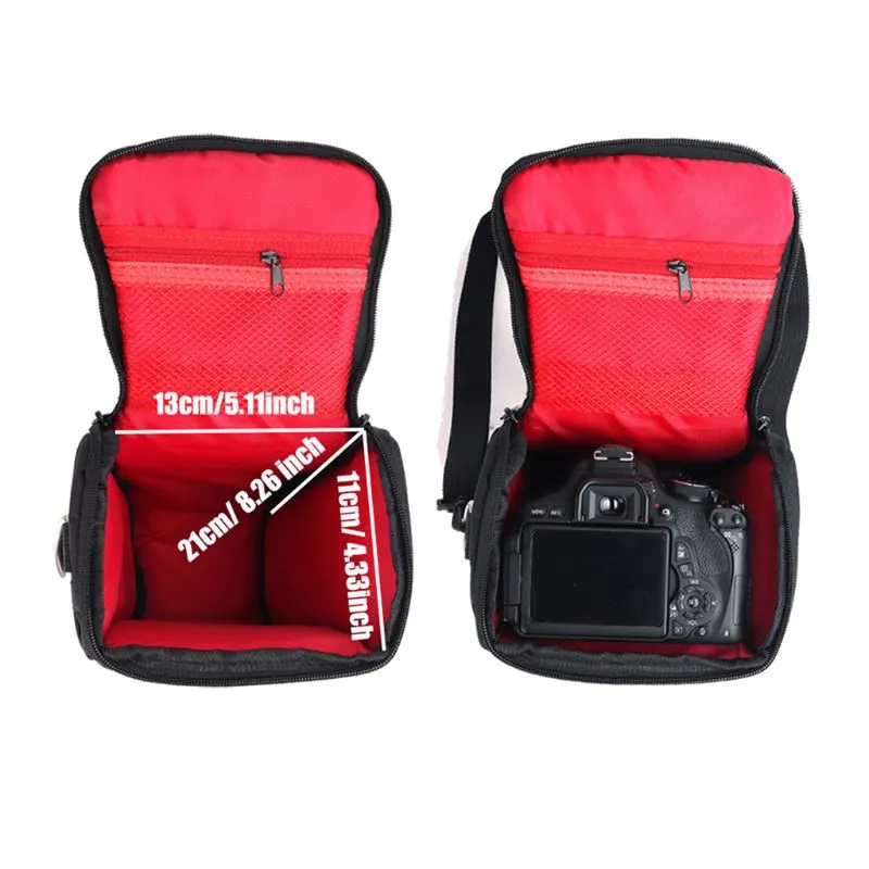 Camera Bag Case For Canon EOS 4000D M50 M6 200D 1300D 1200D 1500D 77D 800D 80D Nikon D3400 D5300 760D 750D 700D 600D 550D