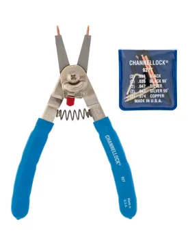 Channellock 927 8" Convertible Retaining Ring Pliers