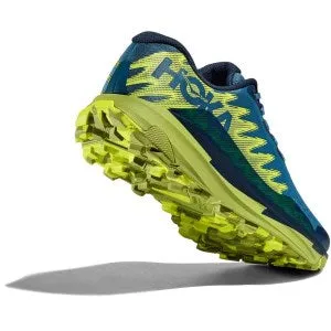 Hoka Mens Torrent 3 Trail Shoe - Bluesteel/Dark Citron