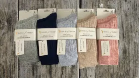 House of Tweed Pure Luxury Cashmere Socks | 2 Pairs / UK 4-8