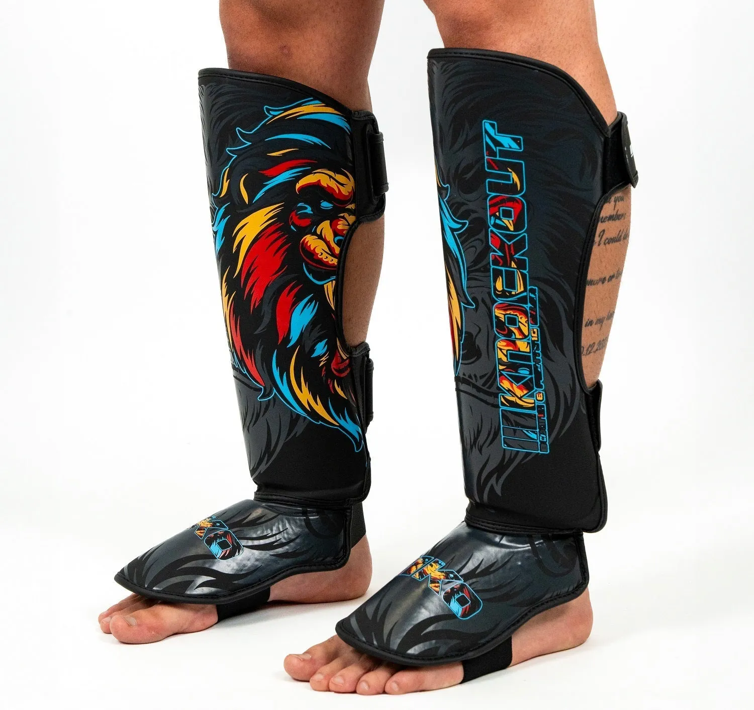 Knockout LION Kickboxing  Shin Guards