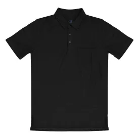 Men's 100% Merino Wool Golf Shirt (with pocket) 175 GSM - Lightweight