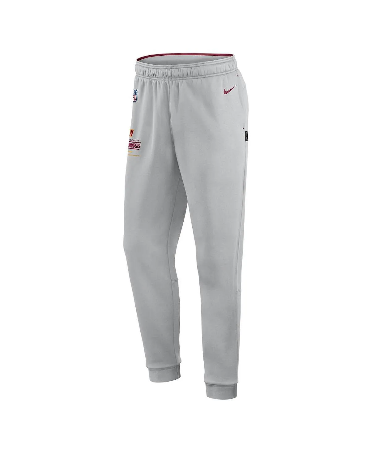 Men's gray washington commanders sweatpants with Nike sideline logo, gray