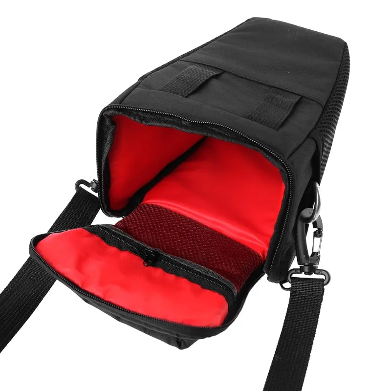 P82F DSLR Camera Bag Case For Canon EOS 4000D M50 M6 200D 1300D 1200D 1500D 77D 800D 80D Nikon D3400 D5300 760D 750D 700D 600D