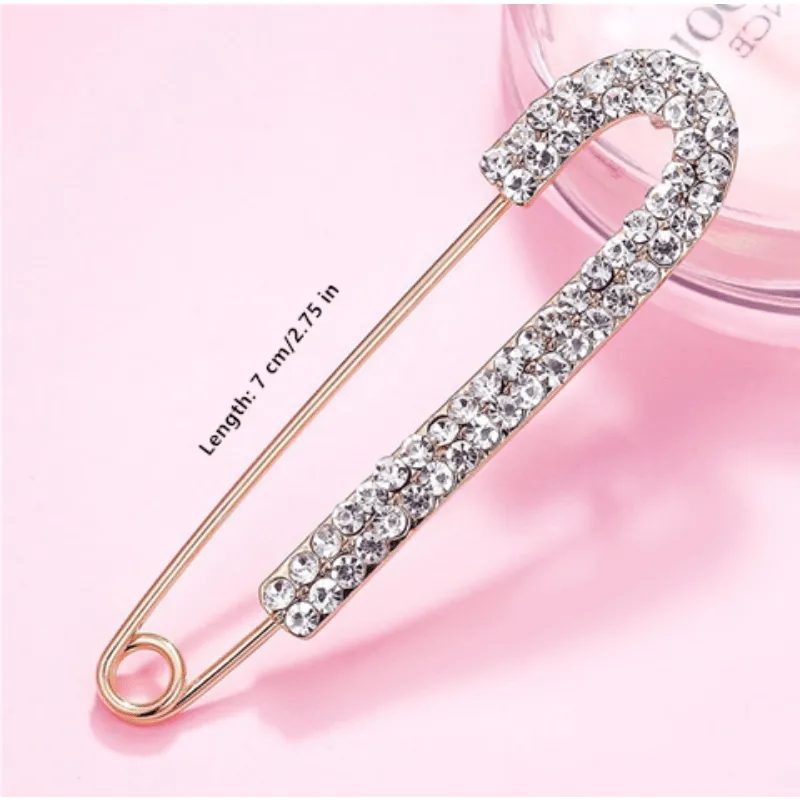 Stunning Rhinestone Brooch Pin for Women  Scarves Clothes Accessories