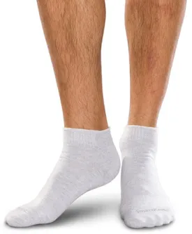 Therafirm SmartKnit Seamless Diabetic Mini-Crew Socks w/ X-Static Silver Fibers