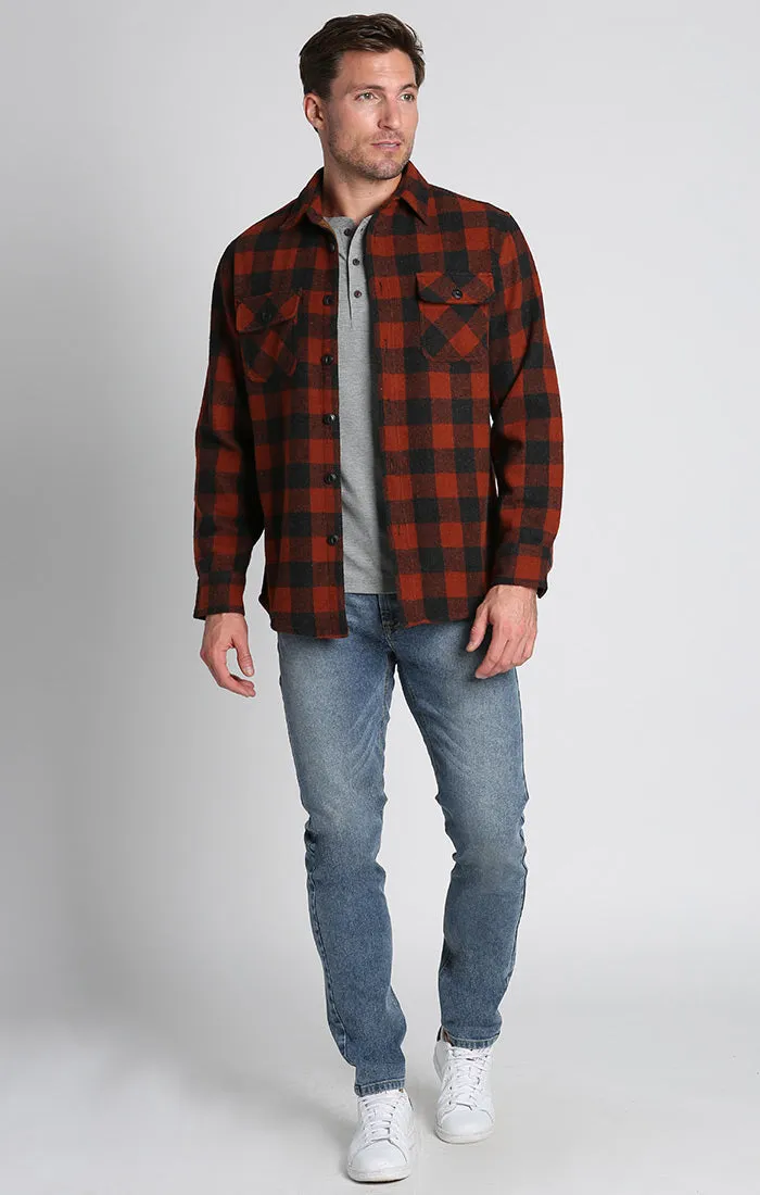 Wool Blend Overshirt